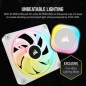 CORSAIR iCUE Link H100I RGB Vandkøler 1-pack Hvid 120 mm